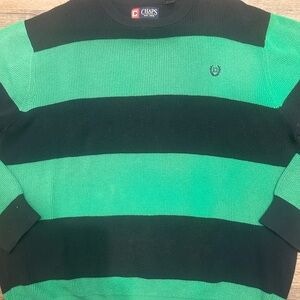 Chaps Men's XL Color Block Pullover Sweater 90”s